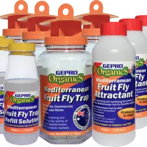 WA Mediterranean Fruit Fly Trap Orchard Growers Pack 4,000m² Coverage