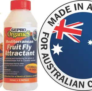 West Australian Mediterranean Fruit Fly Trap with 7 Refills